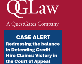 Case Alert: Credit Hire