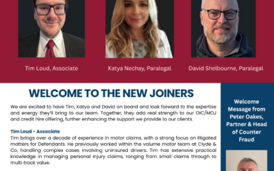 The Fraud Legal Team Is Growing